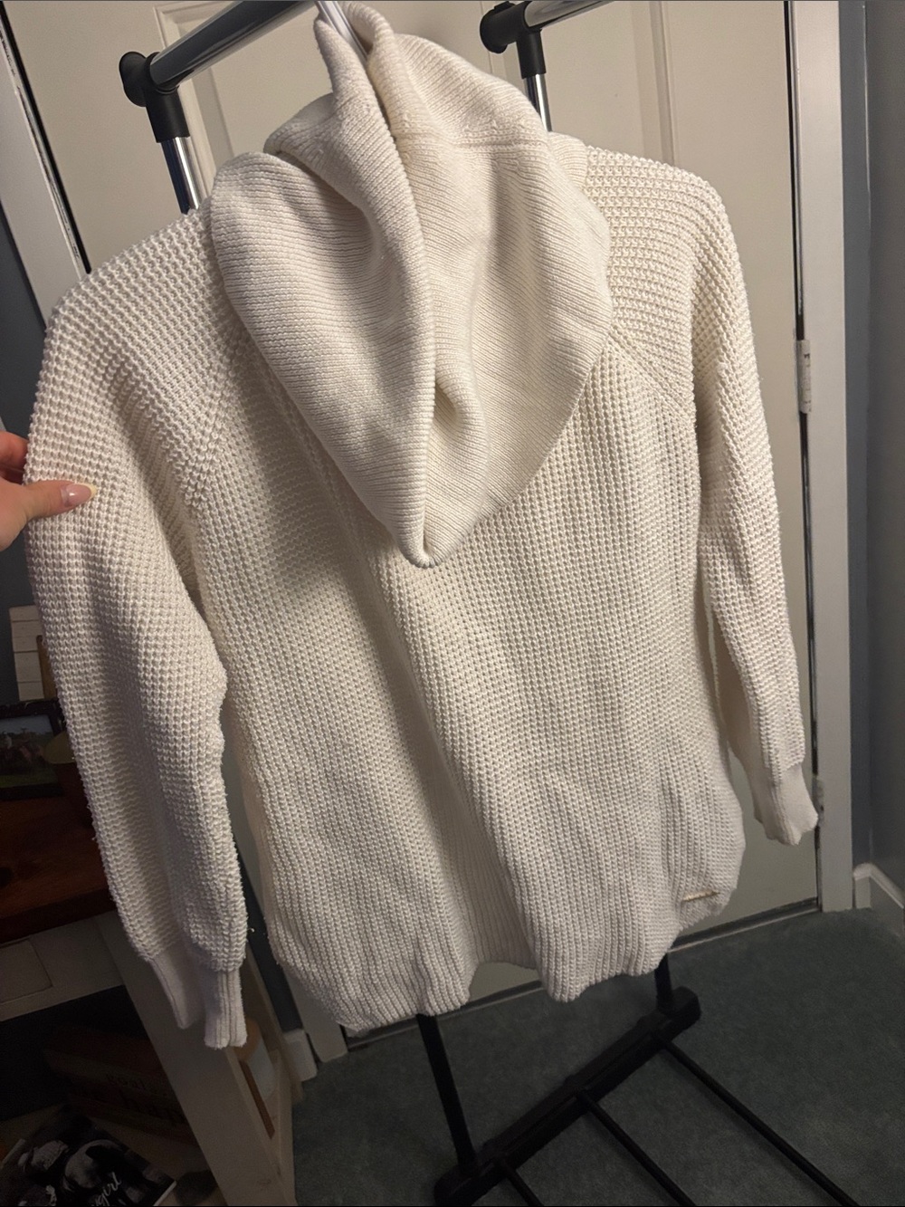 Michael Kors Cream Waffle Knit Sweater